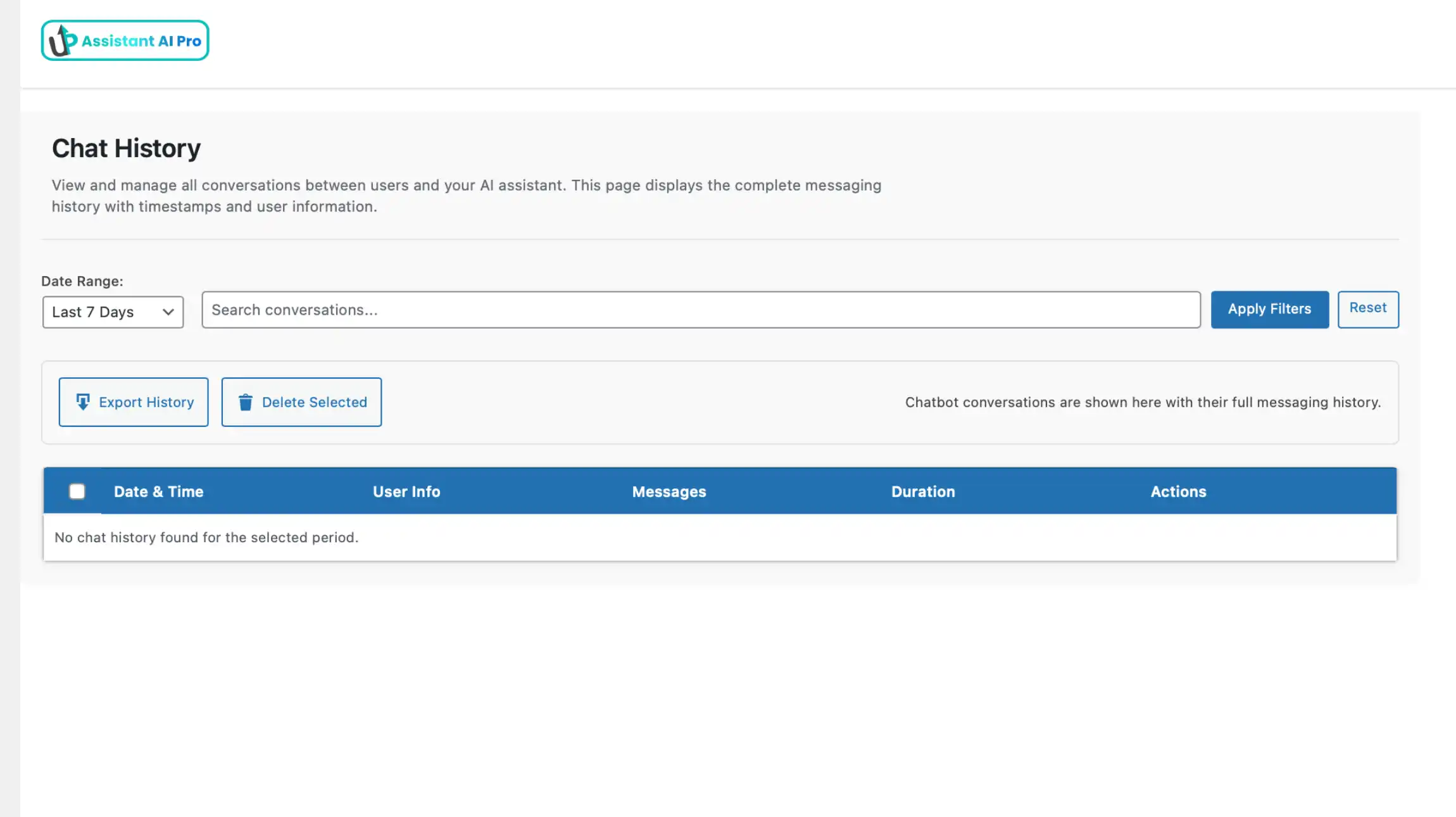 Review chat transcripts