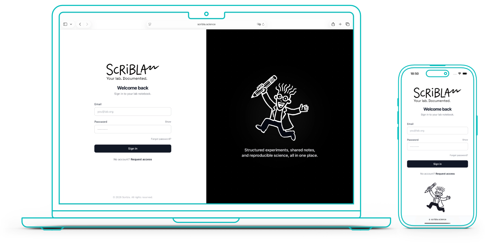 Scribla — Electronic Lab Notebook